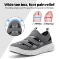 thumbnail image 2 of FitVille Men's Wide Summer Sandals Comfort Closed Toe Slipper Diabetic Sandals For Men With Arch Support, 2 of 6