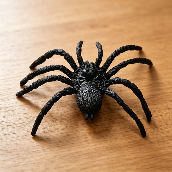 Spiders Halloween Decorations Set, Artificial Black Spider Decoration Realistic for Party, Spider Props for Party Event, Halloween Spider Decor