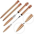 thumbnail image 4 of WSNIJFU Pineapple Pens Metal Ballpoint Pens Rose Gold Pens fo Office Supplies, 1.0 mm, Black Ink (12 Pieces), 4 of 7