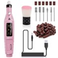 thumbnail image 1 of Electric Nail Drill Set Portable Nail File with Nail Powder Brush & Sanding Ring, 1 of 10
