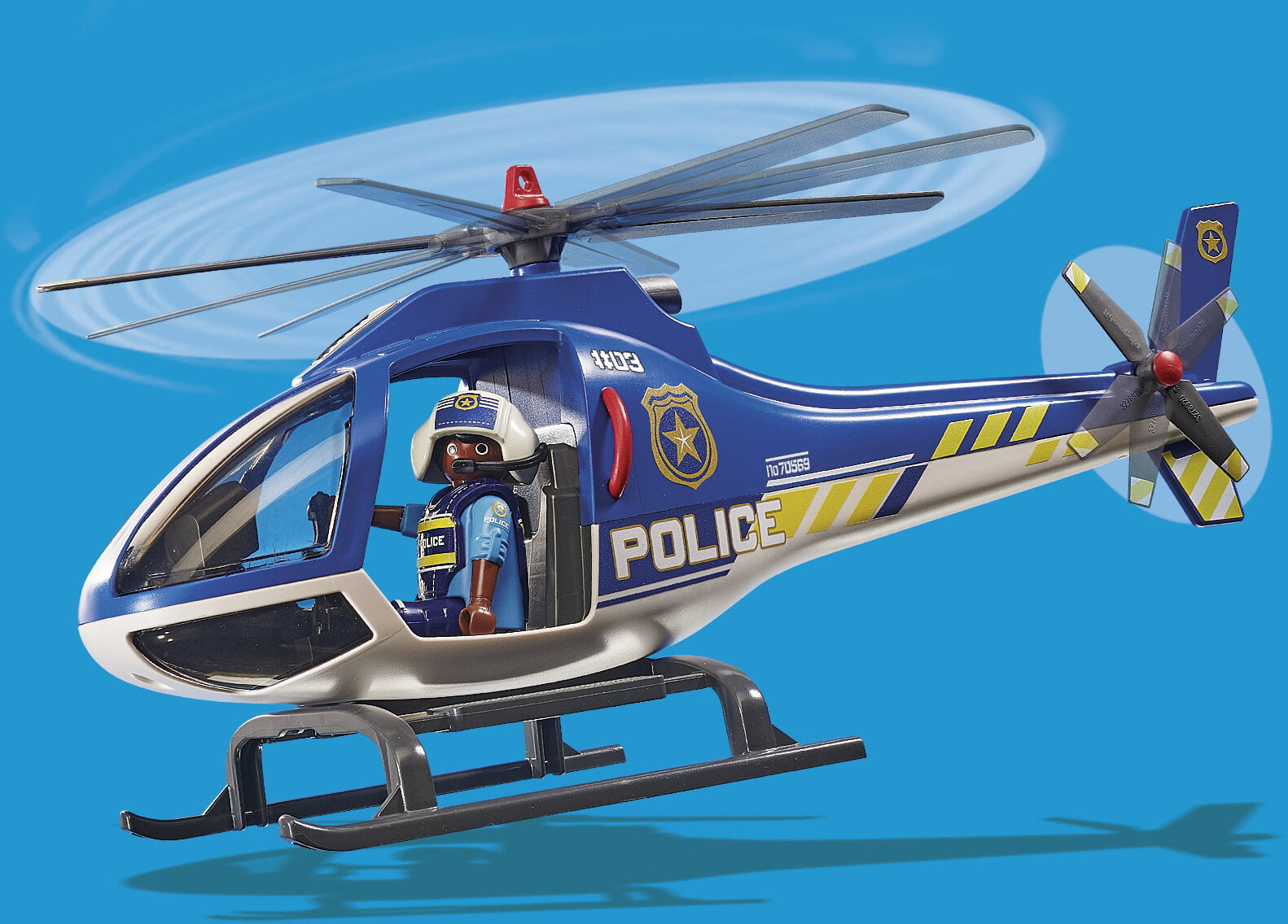 PLAYMOBIL police helicopter ref 4267 from 4 years