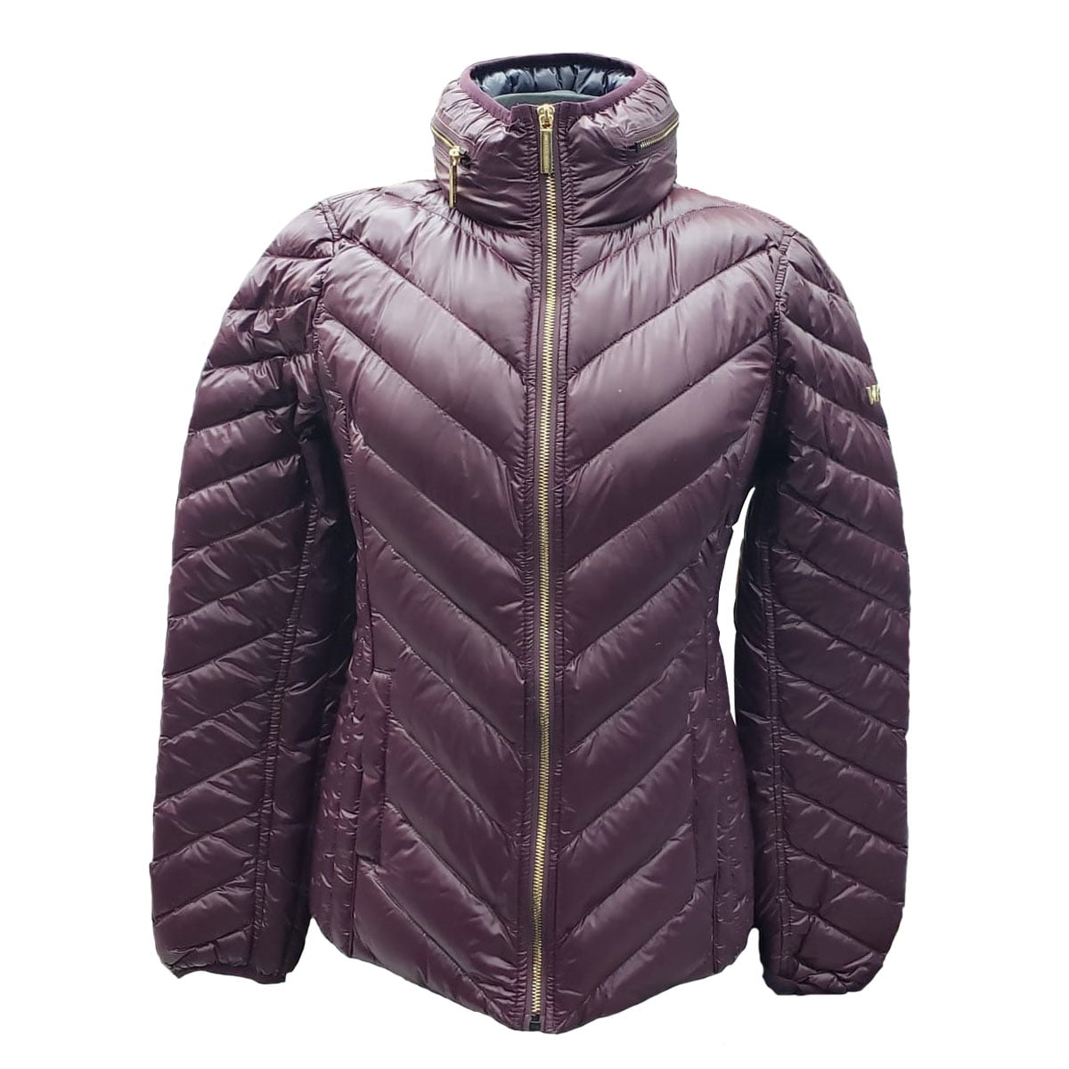 michael kors purple puffer jacket