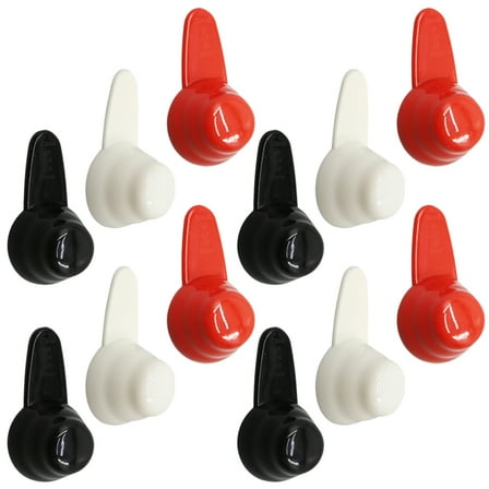 HEANUJJ 12pcs Small Plastic Scoops for Canisters, Kitchen Measuring Scooping Tools for Family and Housewarming