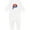 AA-White, variant on Little Sister Superhero Baby Romper Coveralls