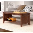 thumbnail image 2 of Atlantic Furniture Nantucket Coffee Table in Burnt Amber, 2 of 5