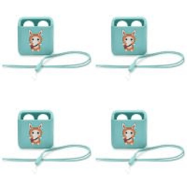 Funda Silicona Antipérdida Con Cordón para Yoto Mini Player() Verde