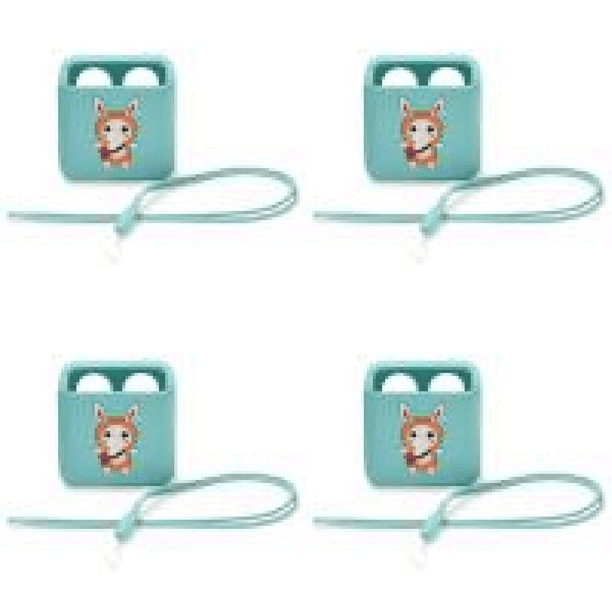 Funda de silicona Funda antipérdida con cordón para Yoto Mini Player (verde)