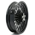 thumbnail image 4 of 16"x3.5" Fat Spokes Front Wheel for Harley Touring Electra Glide FLHR FLTR Softail Dyna FXSTS, 4 of 6