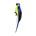 thumbnail image 1 of Simulación Estatua de la estatua de la escultura de aves Decoración de la colección de la pared de la pared de la pared para el césped al aire libre Azul 25 cm, 1 of 8