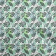 thumbnail image 1 of oneOone Tissu Polyester Spandex Vert Mer Tissu d'Automne pour Robe Tissu Imprimé Tissu au Mètre 56 Pouces de Large, 1 of 4
