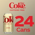 thumbnail image 5 of Diet Coke Caffeine-Free Soda Pop Cans, 12 fl oz, 24 Pack, 5 of 15