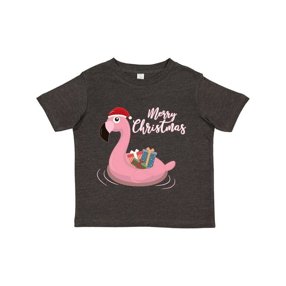 Inktastic Flamingo Merry Christmas Boys or Girls Toddler T-Shirt