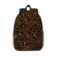thumbnail image 1 of Easygdp Color Music Mochila Ligera de 15 Pulgadas para Estudiantes, Mochila Cómoda para la Escuela y Viajes, Correas Ajustables, 1 of 6