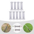 thumbnail image 3 of MERRYHAPY 9Pcs Spring Nail Buckles Steel Tent Rope Buckles for Strong Wind Resistance Outdoor, 3 of 8