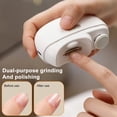 thumbnail image 2 of Hioecau Electric Nail Clipper with LED Light Adults Seniors Multi-functional Fingernail File Cutter Polisher Automatic Baby Nail Trimmer, 2 of 8