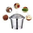 thumbnail image 4 of Stainless Steel Strainer Drip Tray Single Cup for Loose Leaf Herbal Tea Soup Cooking Size S, 4 of 8