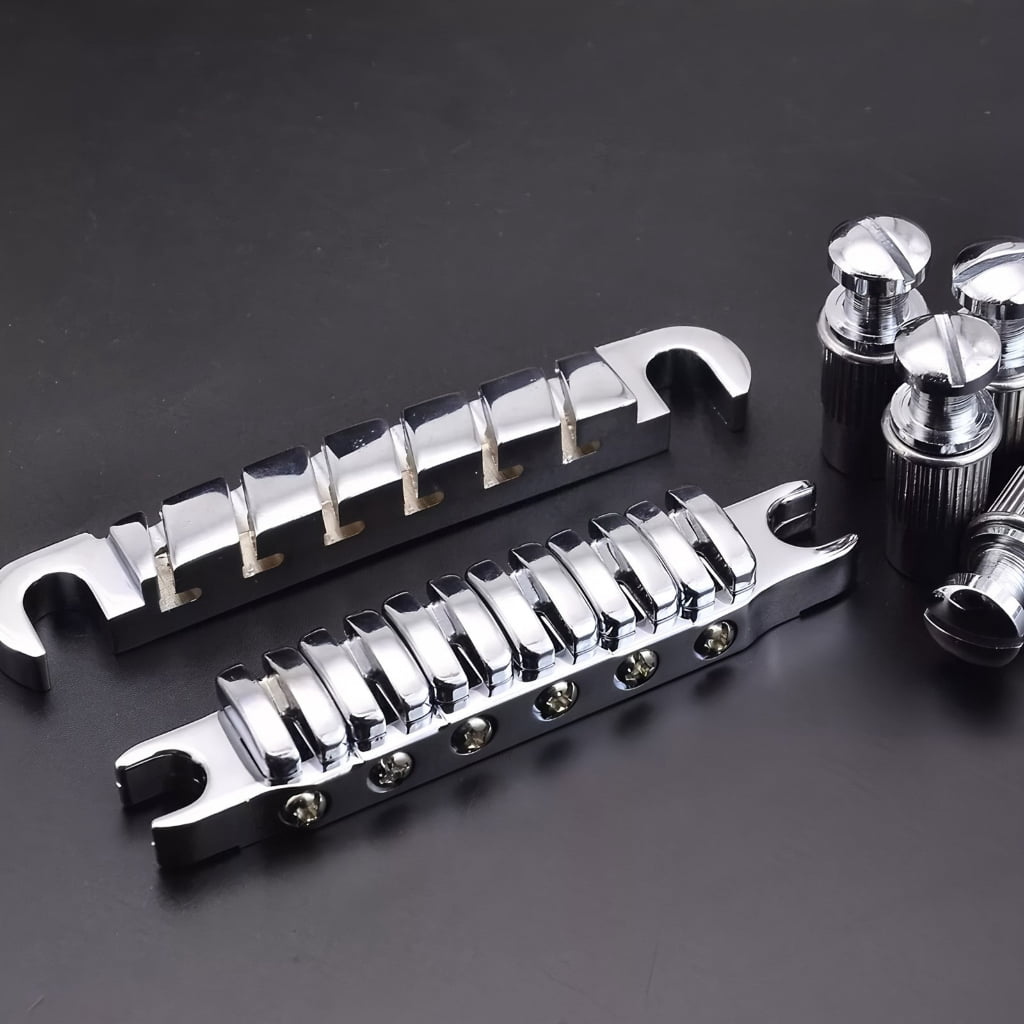 Electric Guitar Bridge Change Guitar Bridge Tailpiece Individual Saddles for 6 String Electric Guitars Parts