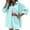 Blue, variant on EHQJNJ 70S Disco Outfits for Women Cotton Linen Set Casual Tracksuit Button Down Short Sleeve Shirt Drawstring Shorts Pockets 2 Piece Set Outfit for Women Going Out Plus Size