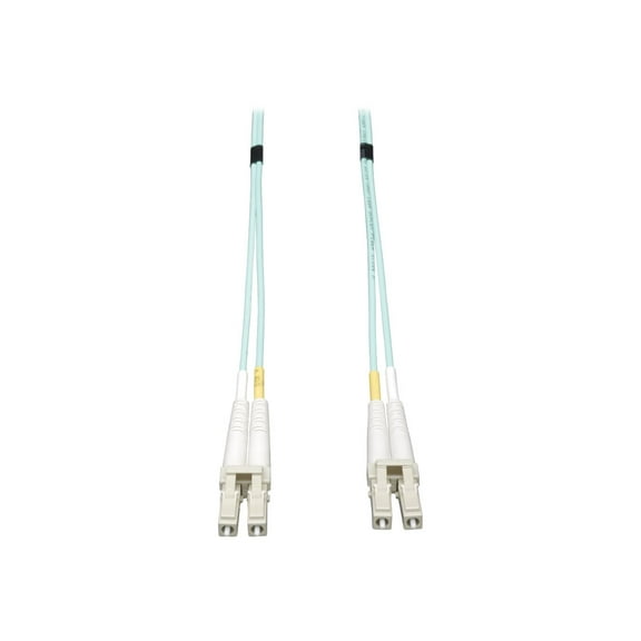 Tripp Lite 12m LC/LC 10Gb Duplex Multimode OM3 LSZH Fiber Cable Aqua N82012M
