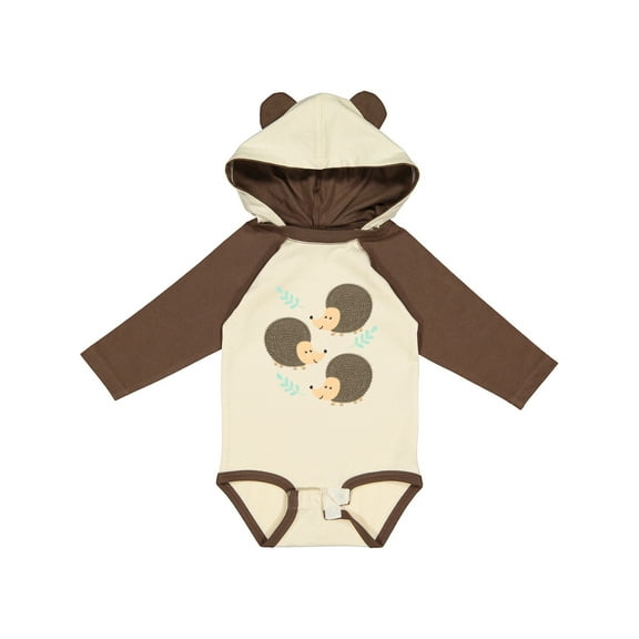 Inktastic Hedgehog for Girls Girls Long Sleeve Baby Bodysuit
