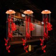 thumbnail image 1 of SolarHummingbirdWindChimeLightLEDChristmasButterflyLightGardenSolarWindChimeLightLandscapeLightGardenLight, 1 of 5