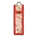 thumbnail image 1 of Caja de vino con mapa antiguo, caja de regalo decorativa de madera Vintage con asa para amantes de los mapas, 1 of 5