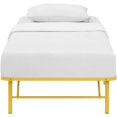 thumbnail image 2 of Modway Horizon Remplace le Cadre de Lit en Métal Pliable à Sommier, Jumeau, Jaune, 2 of 5