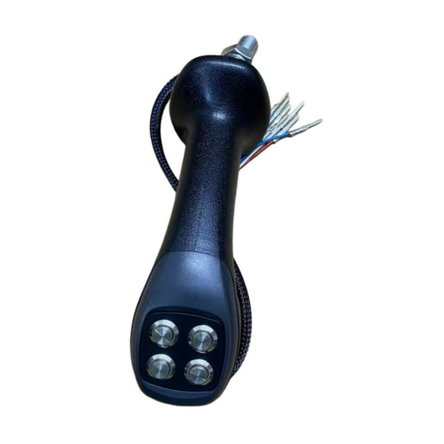 KLKCMS Poignée de Préhension à 4 Boutons pour Roue Excavatrice Joystick Poignée pour Main Droite