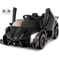 thumbnail image 1 of OLAKIDS 2 Seater Kids Ride on Car, 12V 4WD Licensed Lamborghini Veneno Powered Electric Vehicle with Hydraulic Doors, Rocking Mode, Adjustable Speeds, Remote Control, MP3, Headlight, 1 of 9