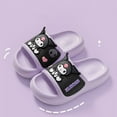 thumbnail image 1 of Zapatillas suaves antideslizantes para la familia, zapatos de EVA, Kawai, Sanrio, Kuromi, Cinamoroll dulce, 1 of 6