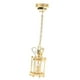 thumbnail image 4 of 1: 12 Dollhouse Hanging Lamp Retro Exquisite Simulation Miniature Glass Shade Hanging Lamp for Dollhouse Accessories, 4 of 4