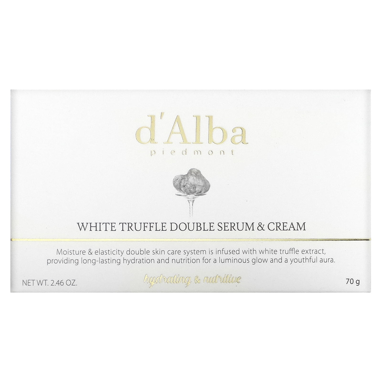 d'Alba White Truffle Double Serum & Cream 70g