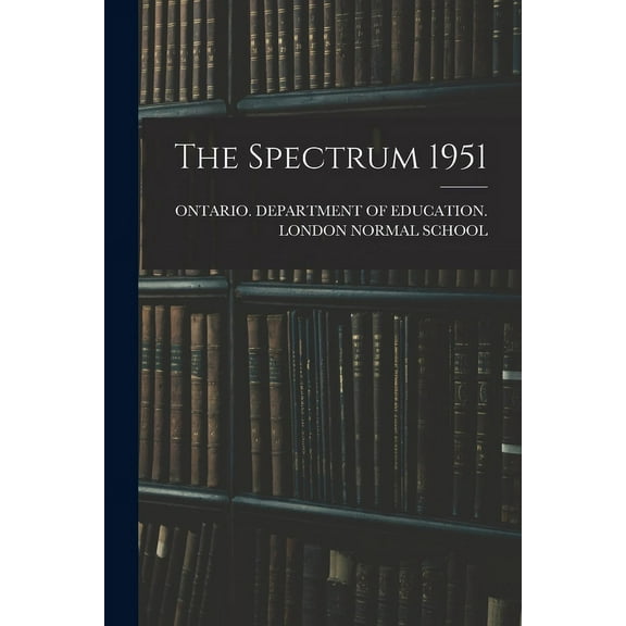 The Spectrum 1951, (Paperback)