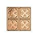 thumbnail image 3 of Fasade Easy Installation Traditional 10 Polished Copper Glue Up Ceiling Tile/ Ceiling Panel (12" X 12" Sample), 3 of 3