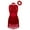 Burgundy, variant on Girls Sequins Tassel Leotard for Ballet Jazz Latin Ballroom Tango Dance Performance Costume Burgundy 16
