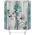 thumbnail image 2 of Sage Green Eucalyptus Plant Shower Curtain Sets 4pcs Watercolor Leaves Floral Bathroom Sets with Shower Curtain and Rugs Farmhouse Rustic Bathroom Decor Accessories Set, 2 of 8