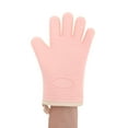 thumbnail image 4 of Unique Bargains 1 Pc Heatproof Oven Mitts for Kitchen Pink, 4 of 5