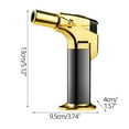 thumbnail image 3 of Wovilon Metal Lighter Direct Blast Flameproof Burner Outdoor Barbecue Kitchen Baking Lighter Lighter Torch Lighter For Candle, 3 of 3