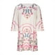 thumbnail image 4 of ICHUANYI Clearance Fashion Women's Summer Casual V-Neck Short-sleeve Printed Mini Dress(Pink, XL) ICHUANYI WER2023081004308, 4 of 6
