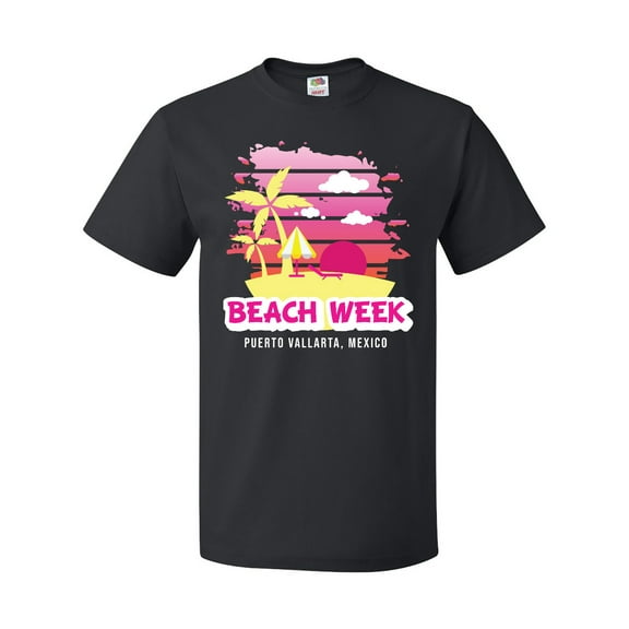 Inktastic Beach Week Puerto Vallarta Mexico with Palm Trees T-Shirt