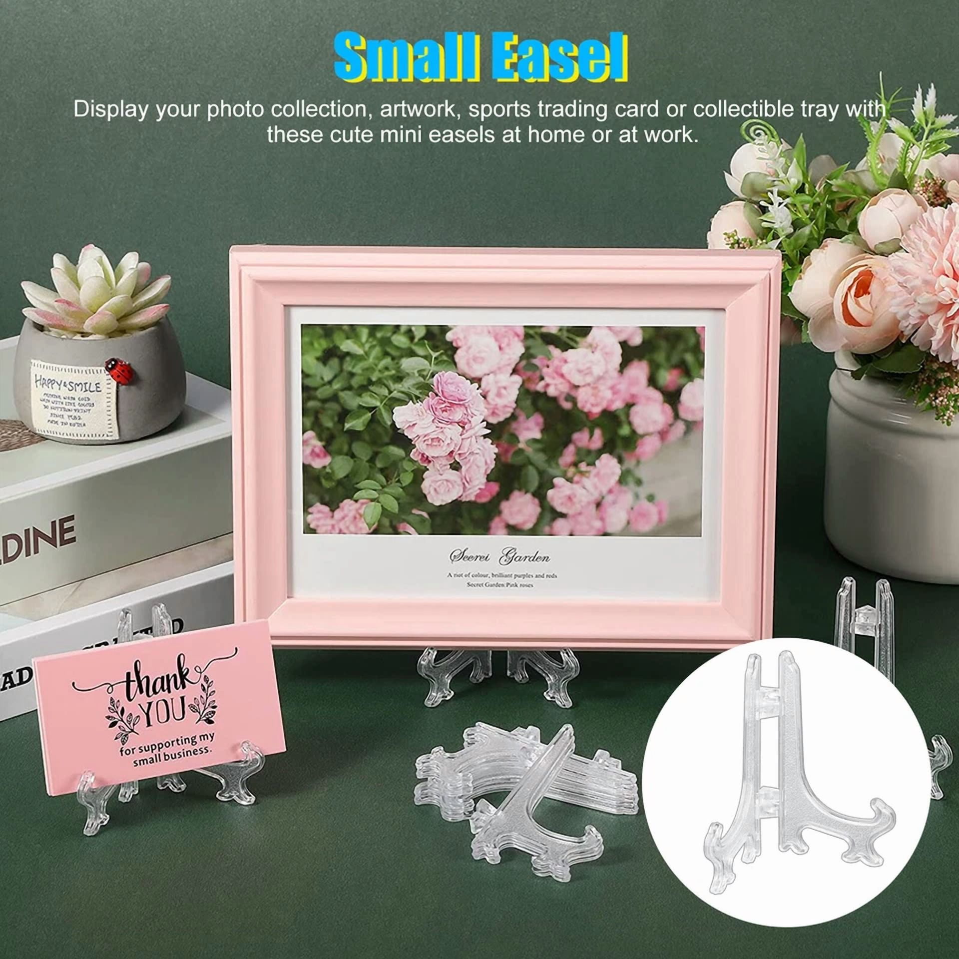 25Pcs Easel Display Stand Plate Foldable Bracket Picture Photo Frame Card Holder