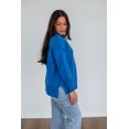 thumbnail image 4 of Odelia Oversized Sweater - Royal Blue, 4 of 5
