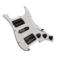 thumbnail image 4 of Pickguard Scratch Plate Reemplaza Robusto Profesional Fácil de instalar Piezas de instrumentos musicales Accesorios Piezas de repuesto de guitarra dur En blanco y negro Hugo Placa de rasguño de golpeador, 4 of 10