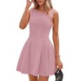thumbnail image 1 of Vestido PRETTYGARDEN Verano Línea A Casual de Negocios para Mujer Rosa, 1 of 8