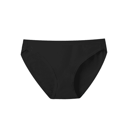 Fulorrnie Underwear for Women Plus Size Seamless Sport Breathable Panties Briefs Elastic Waist Antimicrobial Protection Comfort Panty Black XXL