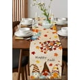 thumbnail image 4 of Fall Table Runners 71 Inches Pumpkin Gnome Thanksgiving Runners for Dining Tables Maple Leaf Dinner Runner Kitchen Party Table Decoration, 4 of 6