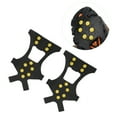 thumbnail image 3 of Crampones 10 Tacos Antideslizantes para Zapatos de Escalada En Hielo Y Nieve Puntas Antideslizantes para Tacos de Hielo de Caucho Blando Tpe Microspikes para SenderismoPesca ANGGREK  Otros, 3 of 8