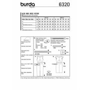Burda Paper Sewing Pattern 6320 - Dresses for Women