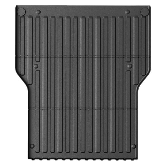 Telyswee Truck Bed Mat Compatible for Toyota Tacoma Double/Crew Cab 5' (60.5") Bed 2005-2023, All Weather TPE Heavy Duty Pickup Bed Liner Cargo Mat Black