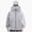 Grey, variant on Balaclava Hoodie Zippe, Double Hooded Zip Jacket, Built-In Eye Mask, Full Zip Hooded Sweatshirt, Unisex